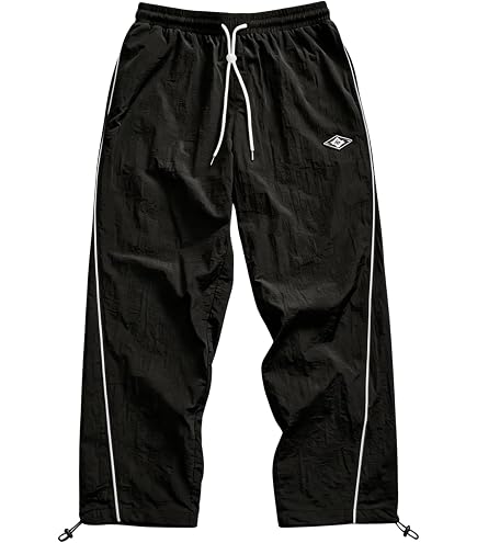 Amazon.com: Parachute Pants for Men Shrink-Proof Hip Hop Pant All
